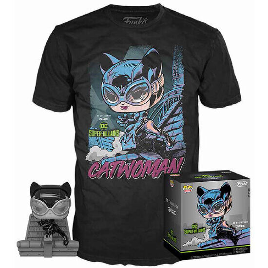 SET FIGURA POP & TEE DC JIM LEE CATWOMAN image 0