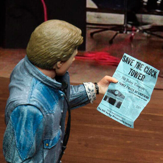 FIGURA MARTY MCFLY AUDITION REGRESO AL FUTURO 18CM image 1