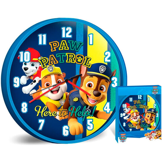 RELOJ PARED PATRULLA CANINA PAW PATROL image 0