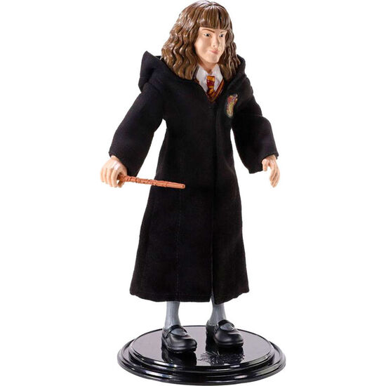 FIGURA MALEABLE BENDYFIGS HERMIONE CON VARITA HARRY POTTER 19CM image 1