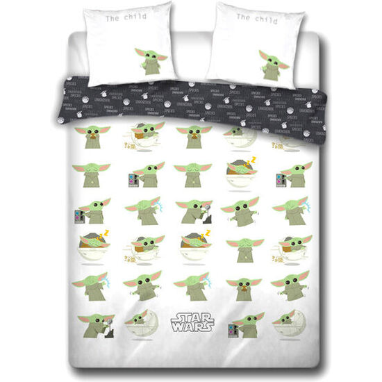 FUNDA NORDICA BABY YODA THE MANDALORIAN STAR WARS ALGODON CAMA 135CM image 0