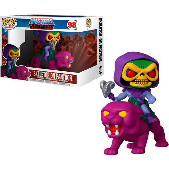 FIGURA POP MASTERS OF THE UNIVERSE SKELETOR ON PANTHOR image 0