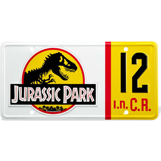 REPLICA MATRICULA DENNIS NEDRY JURASSIC PARK image 2