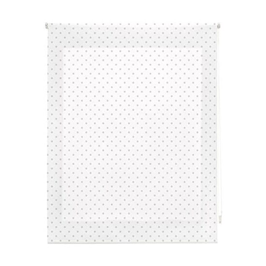 ESTOR ENROLLABLE DIGITAL WEB ESTANDAR TRASLUCIDO DISEÑO S-MOTAS BLANCO GRIS image 0