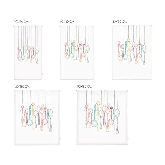 ESTOR ENROLLABLE DIGITAL TRASL. 28MM COCINA AMZ-C-CUTLERY image 2