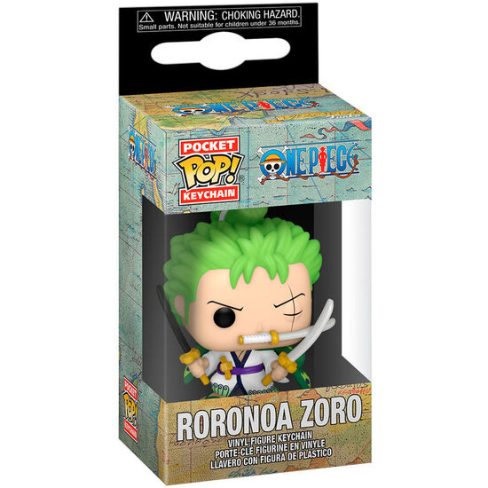 LLAVERO POCKET POP ONE PIECE RORONOA ZORO image 0