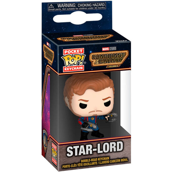 LLAVERO POCKET POP MARVEL GUARDIANES DE LA GALAXIA 3 STAR-LORD image 0