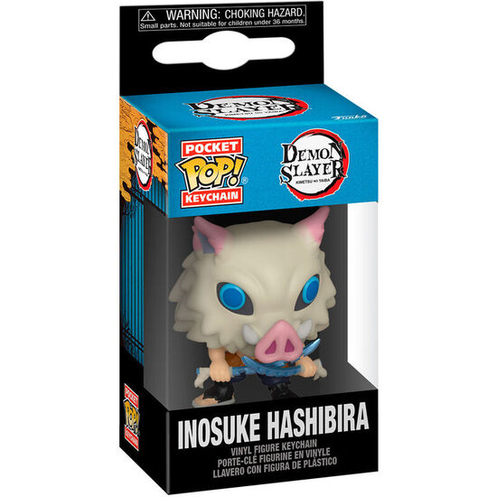 LLAVERO POCKET POP DEMON SLAYER KIMETSU NO YAIBA INOSUKE HASHIBIRA image 0