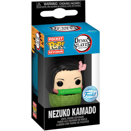 LLAVERO POCKET POP DEMON SLAYER KIMETSU NO YAIBA NEZUKO KAMADO EXCLUSIVO image 0