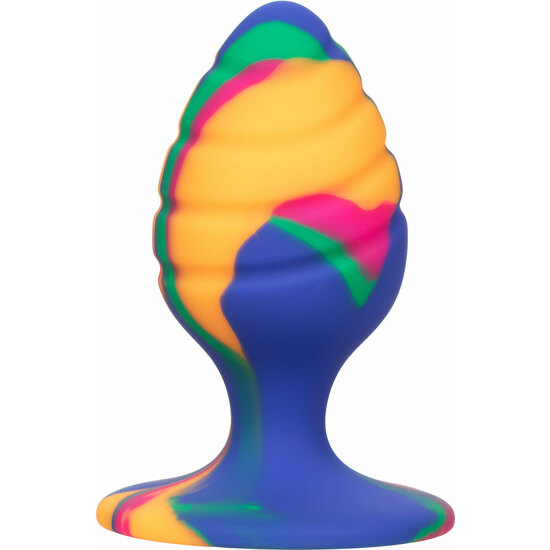 CHEEKY MEDIUM SWIRL PLUG - TIE DYE image 0