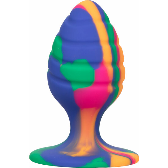 CHEEKY MEDIUM SWIRL PLUG - TIE DYE image 7