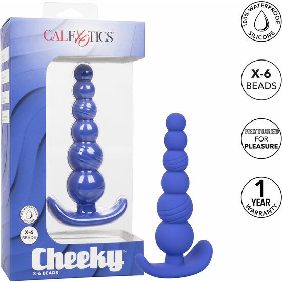 CHEEKY X-6 BEADS - PURPLE image 4