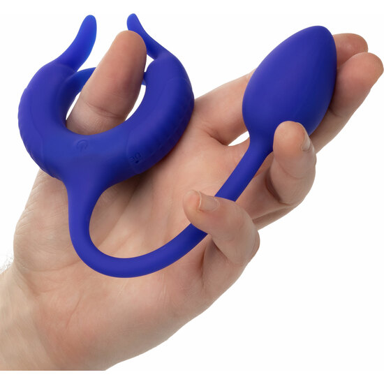 ADMIRAL WEIGHTED COCK RING - BLUE image 6