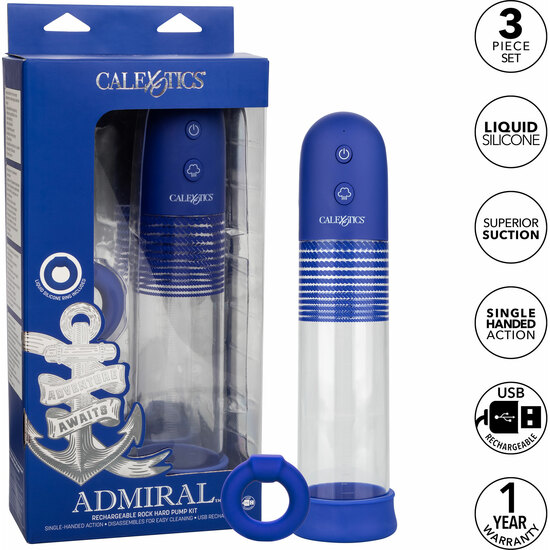 ADMIRAL RECHARGEABLE PUMP KIT - BLUE image 4