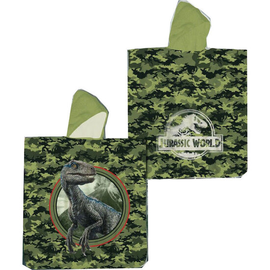 PONCHO TOALLA JURASSIC WORLD MICROFIBRA image 0