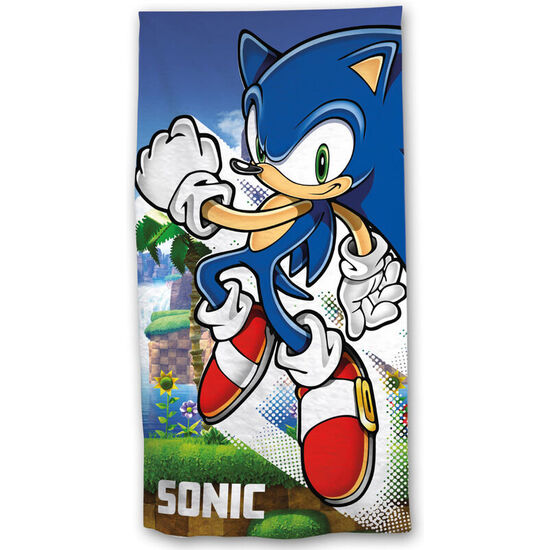 TOALLA SONIC THE HEDGEHOG MICROFIBRA image 0