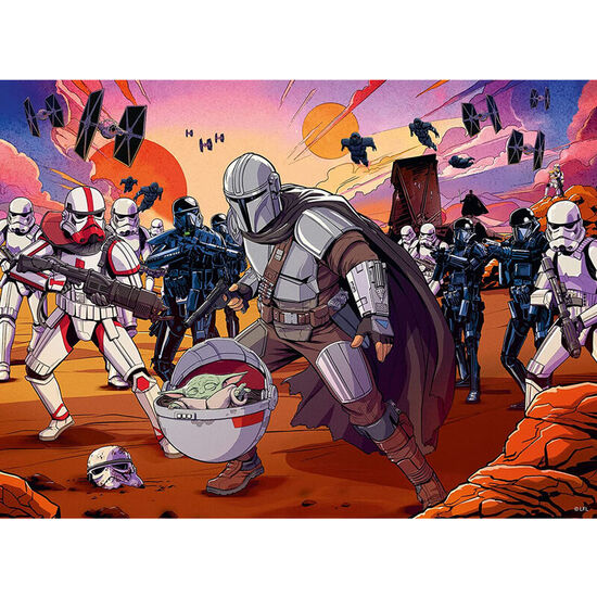 PUZZLE THE MANDALORIAN STAR WARS 200PZS image 1