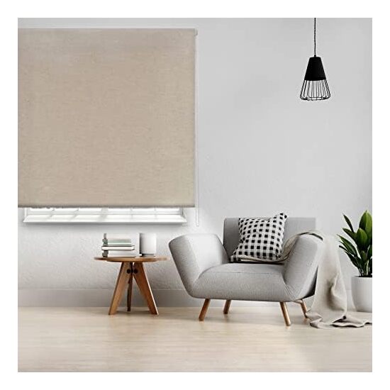 ESTOR ENROLLABLE LINEN BLACKOUT 112-LINO 100X230 image 2
