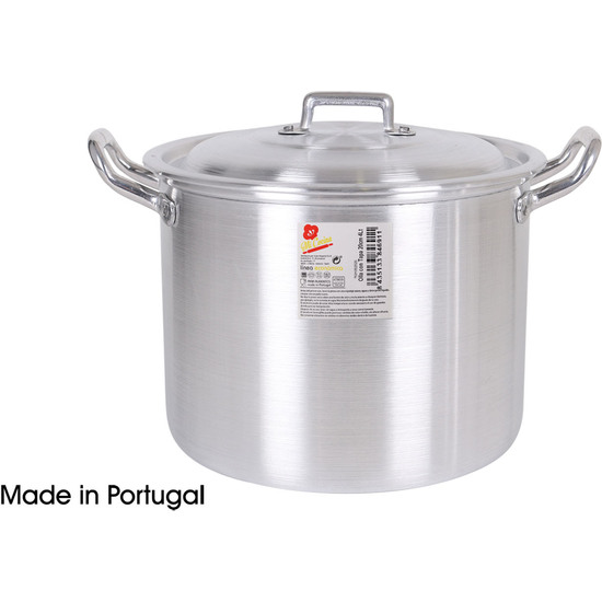 ALUMINIUM SAUCEPAN WITH LID 20CM image 0