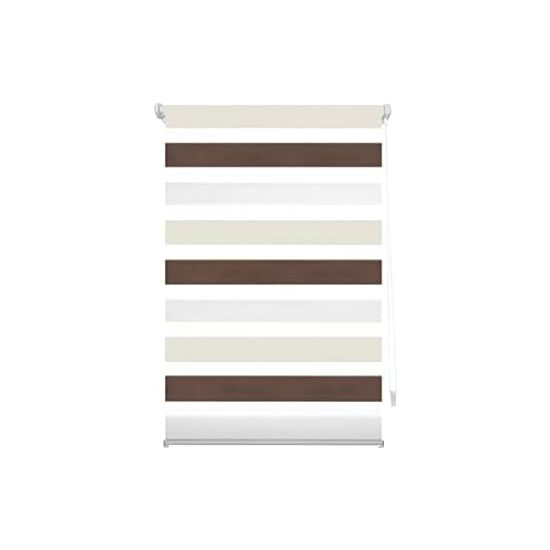ESTOR ENROLLABLE INDUS TRI 509 MARRON-CREMA 130X180 image 0