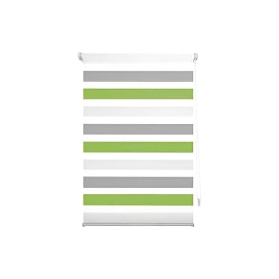 ESTOR ENROLLABLE INDUS TRI 508 GRIS-PISTACHO 82X180 image 0