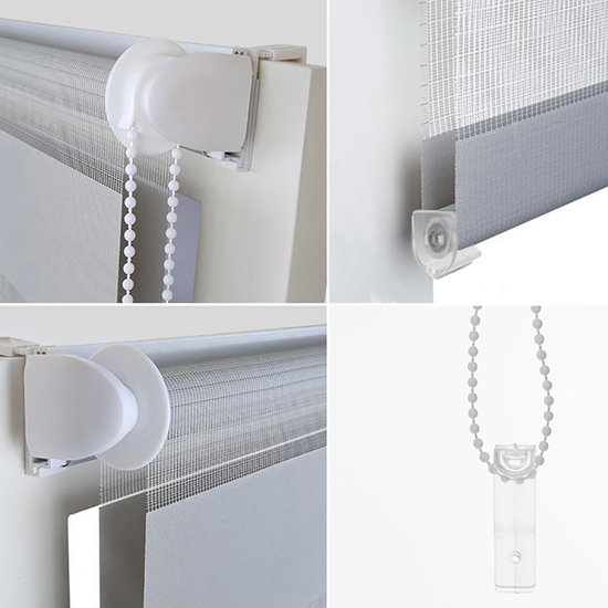 ESTOR ENROLLABLE INDUS 303-GRIS PLATA 40X130 image 1
