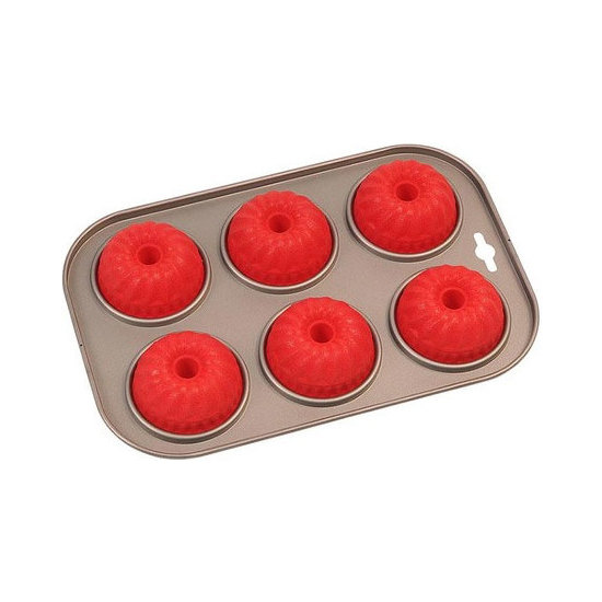 6 CUP MUFFIN PAN 28.5X18.8X2.8/0.6 image 1