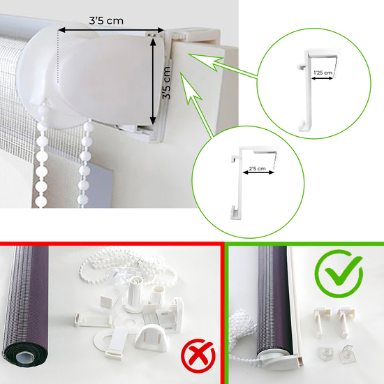 ESTOR ENROLLABLE INDUS 300-BLANCO 110X130 image 3