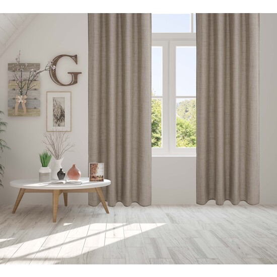 ESTOR ENROLLABLE CORTINA MOMO-OLLAOS 14-MARRON 140X260 image 1