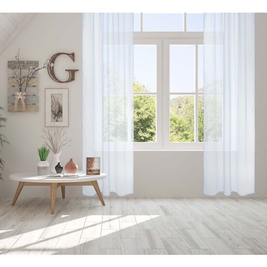 ESTOR ENROLLABLE CORTINA LOTO-OLLAOS 25-CELESTE 140X260 image 1