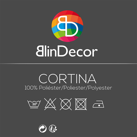 ESTOR ENROLLABLE CORTINA LOTO-LAZOS 25-CELESTE 140X260 image 5