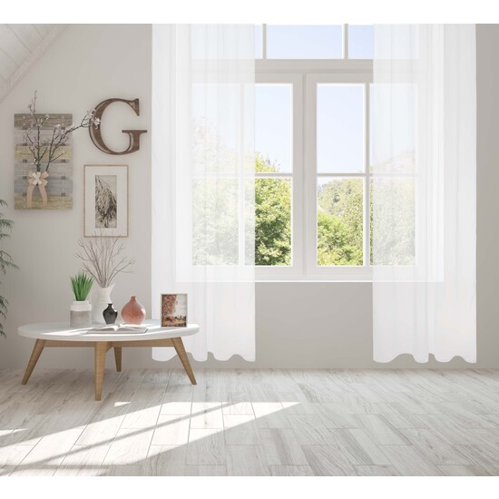 ESTOR ENROLLABLE CORTINA LOTO-LAZOS 01-BLANCO 140X260 image 1