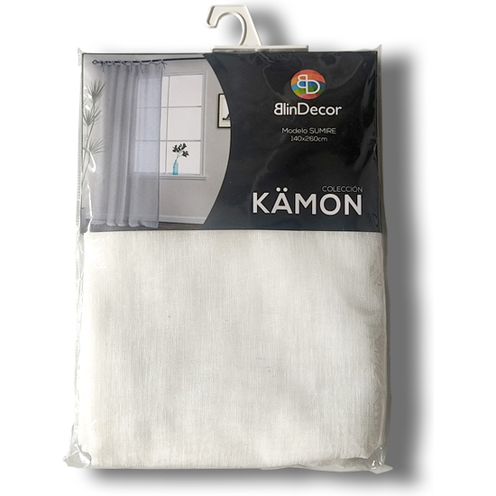 ESTOR ENROLLABLE CORTINA LOTO-LAZOS 01-BLANCO 140X260 image 3