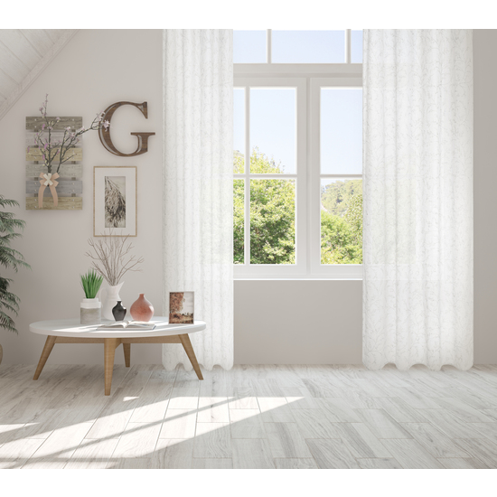 ESTOR ENROLLABLE CORTINA HANAMI-OLLAOS 01-BLANCO 140X260 image 1