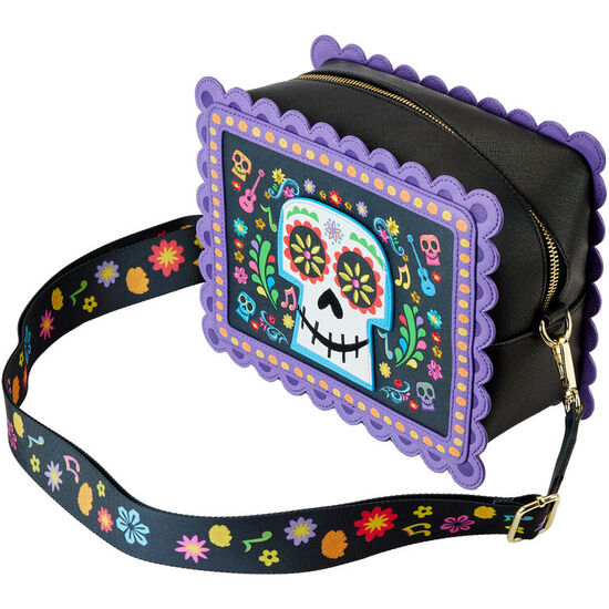 BOLSO MIGUEL CALAVERA FLORAL SKULL COCO DISNEY LOUNGEFLY image 2