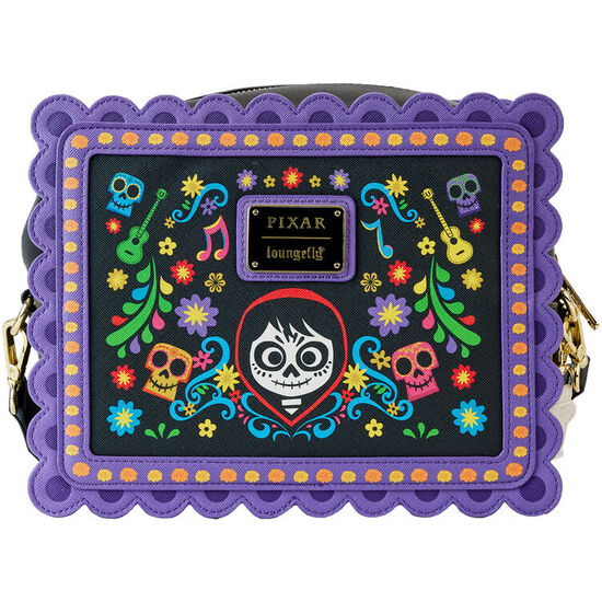 BOLSO MIGUEL CALAVERA FLORAL SKULL COCO DISNEY LOUNGEFLY image 3