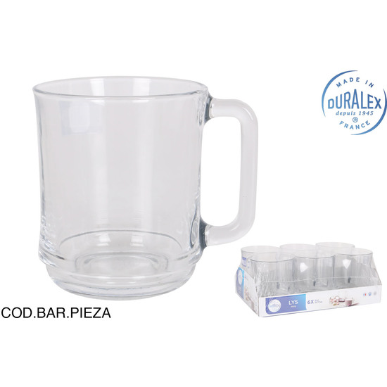 STACKABLE CLEAR MUG 310CC  image 0