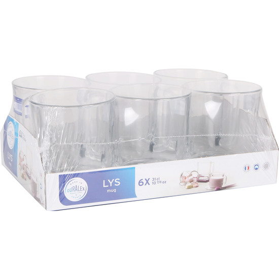 STACKABLE CLEAR MUG 310CC  image 4