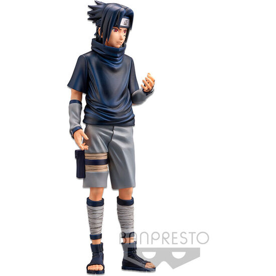 FIGURA UCHIHA SASUKE GRANDISTA NERO NARUTO 24CM image 0