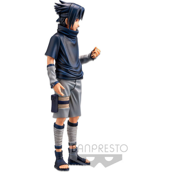 FIGURA UCHIHA SASUKE GRANDISTA NERO NARUTO 24CM image 1