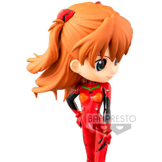 FIGURA ASUKA SHIKINAMI LANGLEY EVANGELION MOVIE Q POSKET B 14CM image 1