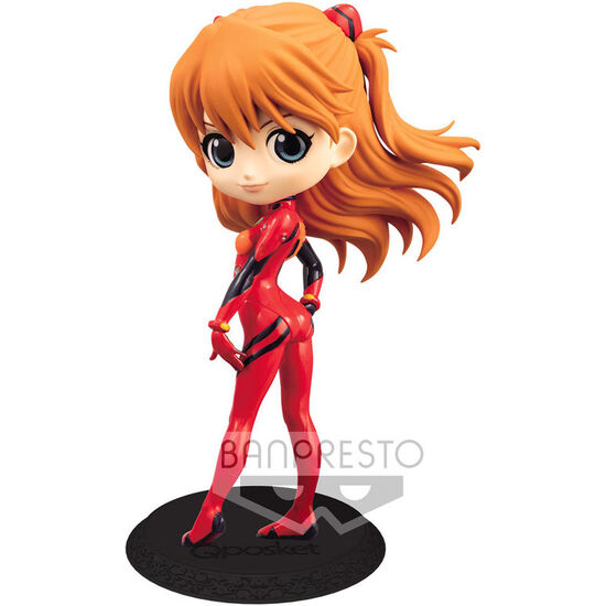 FIGURA ASUKA SHIKINAMI LANGLEY EVANGELION MOVIE Q POSKET B 14CM image 2