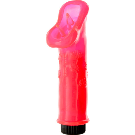 ULTIMATE VIBRATING CLIT TICKLER PINK image 0