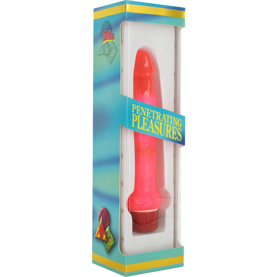 JELLY ANAL SLIM JIM VIBRATOR PINK image 1