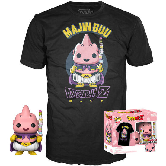 SET FIGURA POP &#38; TEE DRAGON BALL Z MAJIN BUU EXCLUSIVE image 0