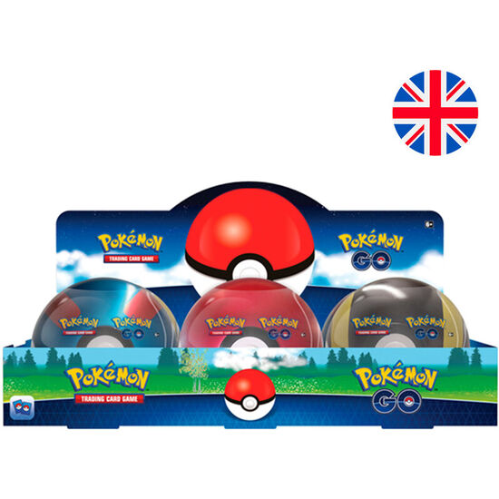 LATA METALICA JUEGO CARTAS COLECCIONABLES POKEBALL POKEMON INGLES SURTIDO image 0