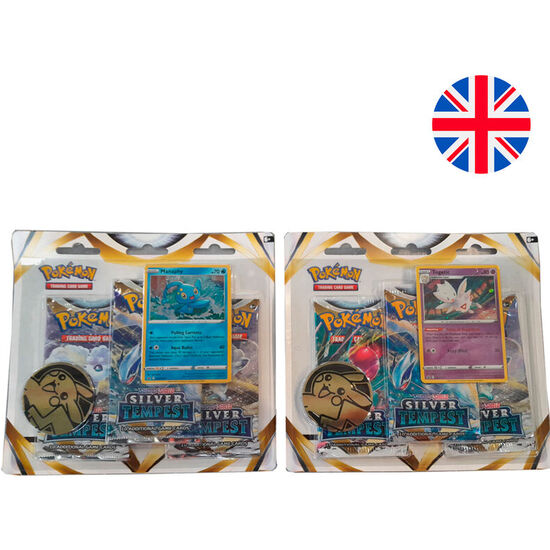 BLISTER SURTIDO JUEGO CARTAS COLECCIONABLES ESPADA Y ESCUDO POKEMON INGLES image 0