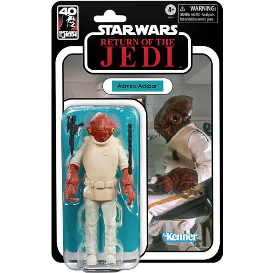 FIGURA ADMIRAL ACKBAR 40TH ANNIVERSARY RETURN OF THE JEDI STAR WARS 15CM image 0