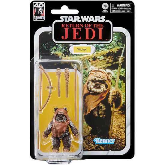 FIGURA WICKET 40TH ANNIVERSARY RETURN ON THE JEDI STAR WARS 15CM image 0