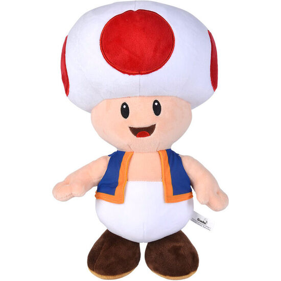 PELUCHE TOAD SUPER MARIO BROS 40CM image 0